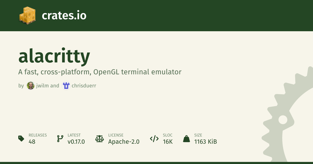 crates.io: Rust Package Registry