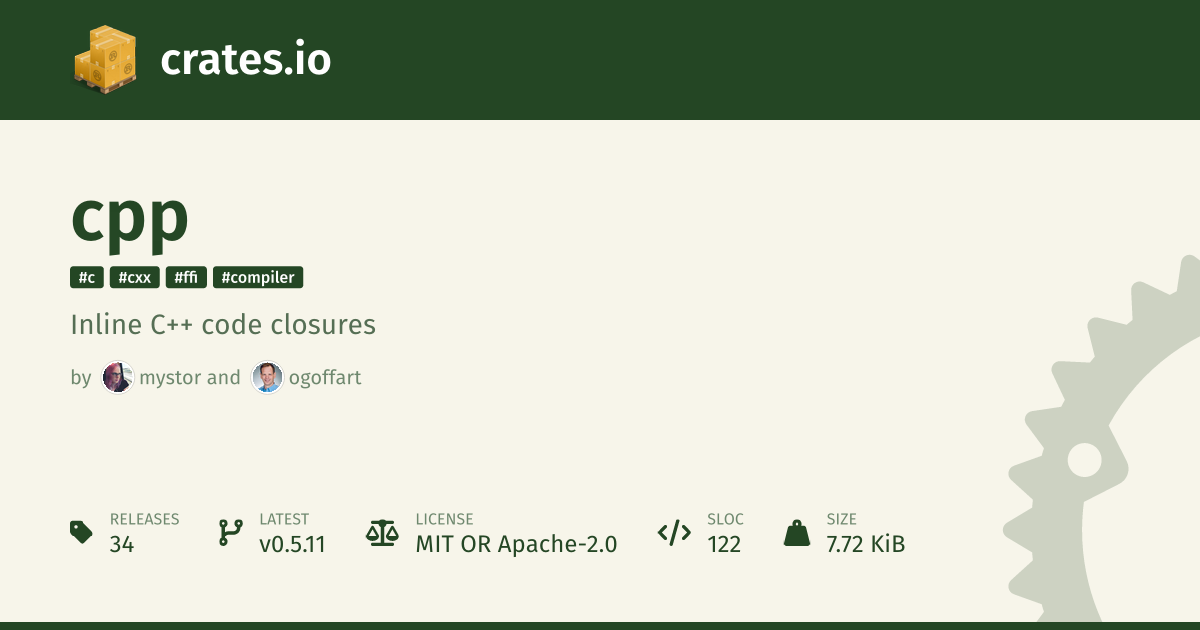 crates.io: Rust Package Registry