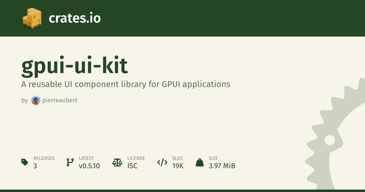 crates.io: Rust Package Registry