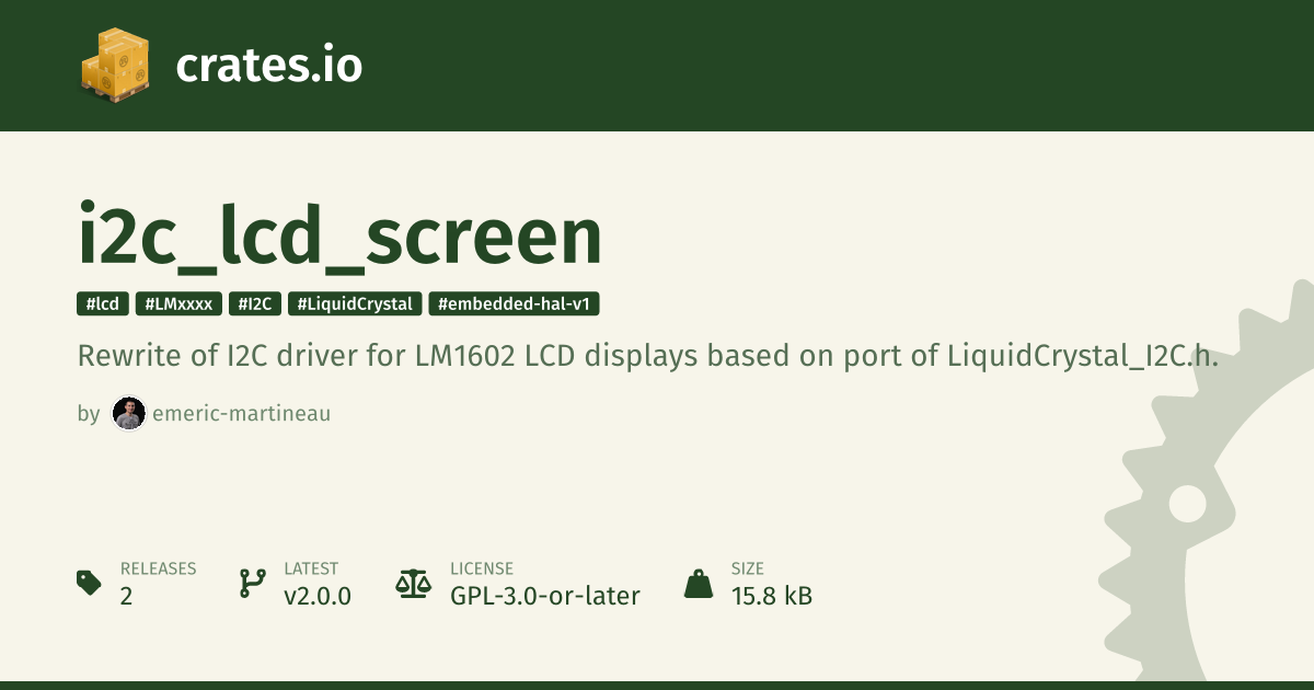 Liquidcrystal_i2c Github Custom Characters With An LCD 1602 Notes To