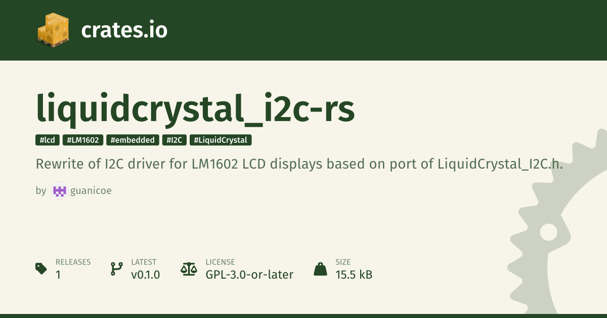 Liquidcrystal_i2c Github Custom Characters With An LCD 1602 Notes To