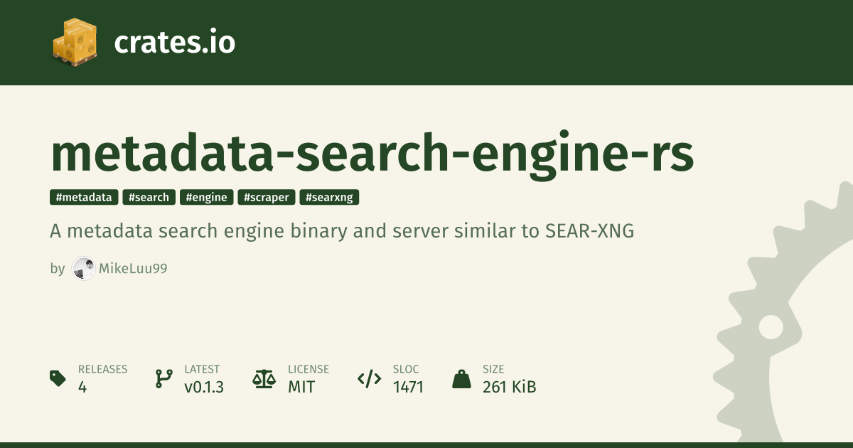searxng-rust website preview