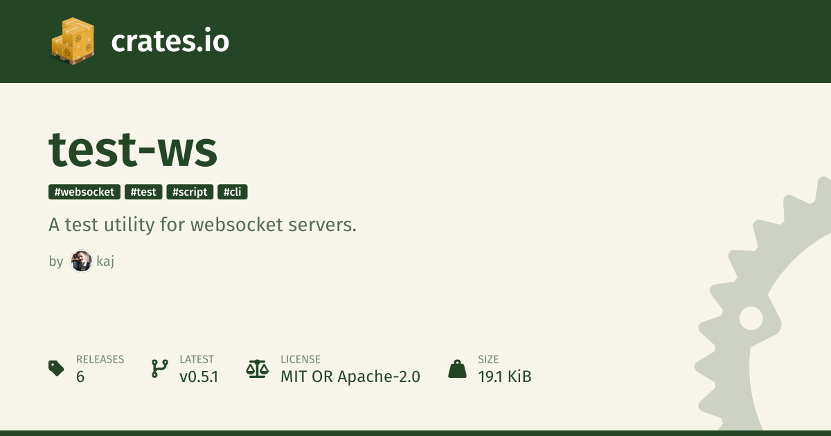 crates.io: Rust Package Registry