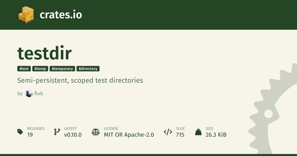 crates.io: Rust Package Registry
